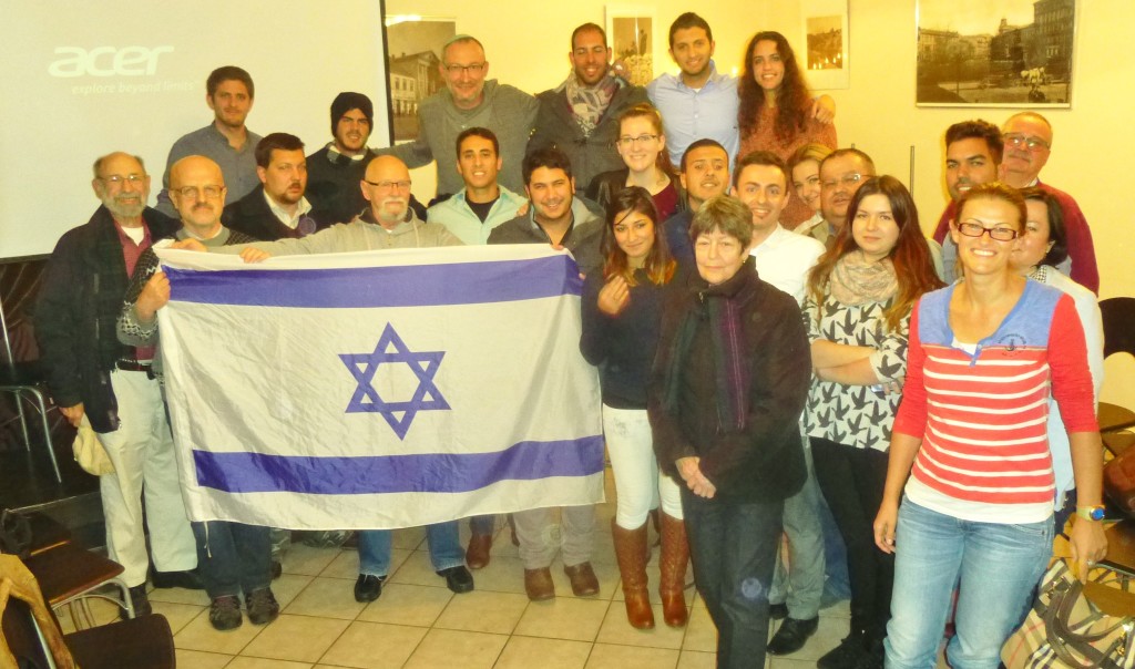 photo of Step by step class and Israeli visitors