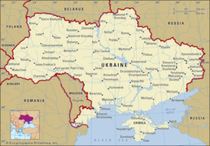 Map of Ukraine