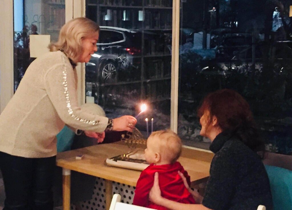 Second night of Hanukah at Beit Warszawa-photo