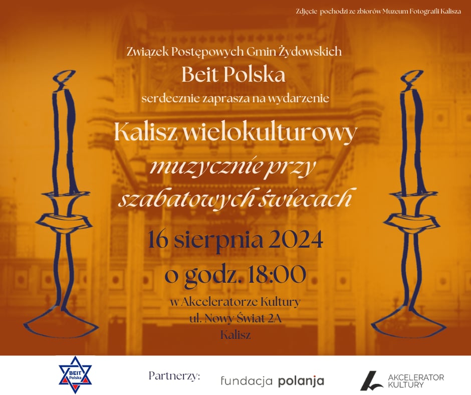 In the atmosphere of Shabbat in Kalisz_event graphic