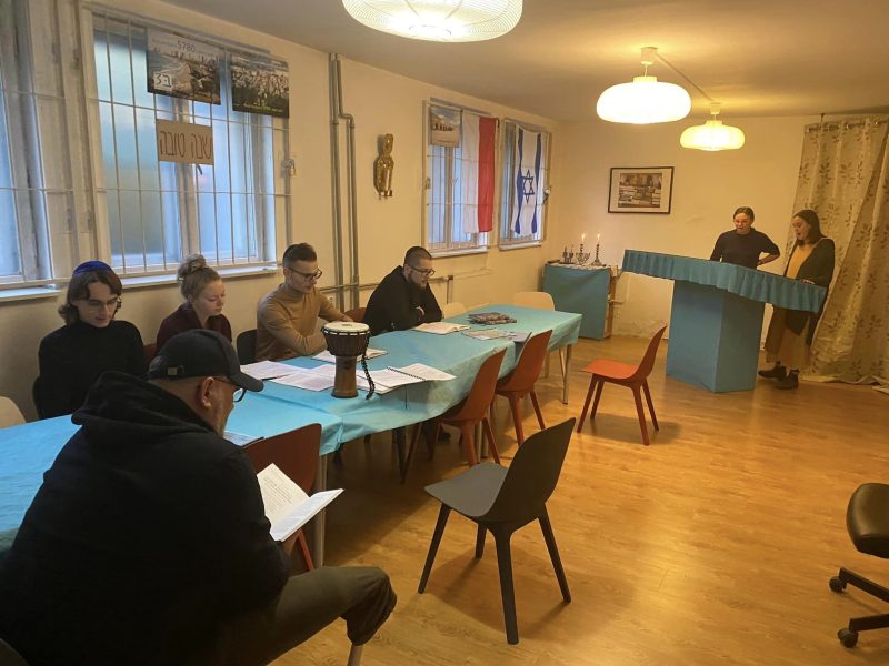 Preparing for Seder at Beit Trojmiasto photo